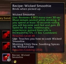 Wicked Smoothie: A potent concoction that leaves a chilling, long-lasting aftertaste.