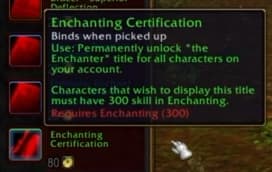 An ornate enchanting scroll sealed with glowing purple magical wax