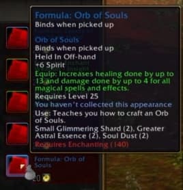 Orb of Souls: Pulses with trapped energy to empower shadow and arcane magic.