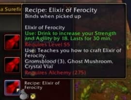Elixir of Ferocity: Enhances raw physical strength and hitting power.