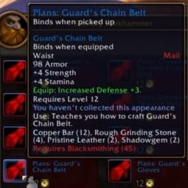 Guard's Chain Belt: Reliable protective mail components for frontier guards.
