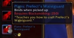 Prefect's Waistguard: Sturdy plate boots, gloves, and belt rounding out the caster-plate aesthetic.