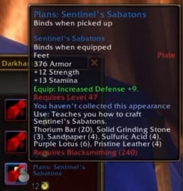 Sentinel's Sabatons: Heavy plate pieces designed to absorb maximum impact.